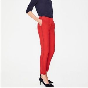 Boden Red Winsford Pants 6 EUC